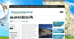 Desktop Screenshot of krynica-noclegi.net.pl